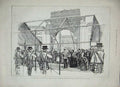 Old Antique Print 1886 Queen Colonial Indian Exhibition Procession Palace 19th
