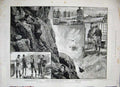Original Old Antique Print 1886 Ireland Arran Fisherman Kilronan Tombs Fine Art