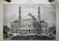 Antique Old Print 1886 Peoples Palace East London Mile End Road Buildings 19th