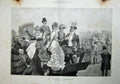 Original Old Antique Print 1886 Woodville Fine Art Horse Racing Sport Carriage