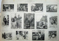 Original Old Antique Print 1886 Paintings Exhibition Royal Academy People Boat