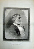Original Old Antique Print 1886 Portrait Sir Leighton Royal Academy Arts 19th