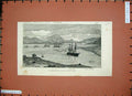 Old Antique Print 1886 Bay Salamis Greek Ships Submarine Torpedo Hellas 19th