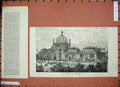 Original Old Antique Print 1886 View Berlin Centenary Art Exhibition Building