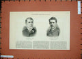 Original Old Antique Print 1886 Mr Allen Roberts Englsihmen Killed Burmah War