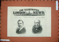 Old Antique Print 1886 Lord Curzon Mr Houldsworth Manchester Parliament 19th