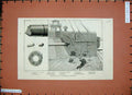 Old Antique Print 1886 Bursting Gun Deck Ship H.M.S Collingwood Canon War 19th