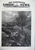 Old Antique Print 1886 Fine Art General Buller Kerry Ambush War Forestier 19th