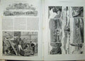 Old Antique Print 1886 Colonial Exhibition Washing Diamonds Cape Africa 19th