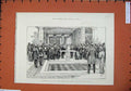 Old Antique Print 1886 Reception Colonial Indian Pompeian Court Crystal 19th