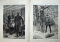 Old Antique Print 1887 Woodville Battle Sadowa Emperor William Boar Hunt 19th