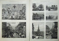 Old Antique Print 1887 Birmingham Townhall Heathfield Watt Deritend Art 19th