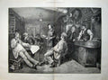 Old Antique Print 1887 English Lady Preacher Salvation Army Swiss Tavern 19th