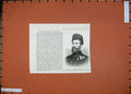 Original Old Antique Print 1887 Portrait Major Ouzounoff Bulgarian Officer War
