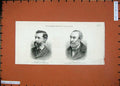 Original Old Antique Print 1887 Marquis Lothian Secretary Francis Cook Bart Men