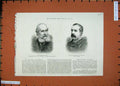 Old Antique Print 1887 Portrait Joseph Kelsall John Henry Mole Army Men 19th