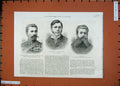 Original Old Antique Print 1887 General Charles Macgregor Macdonald Dr Junker