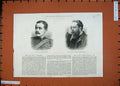 Original Old Antique Print 1887 Surgeon Pedlow Philip Bourke Marston Poet Men