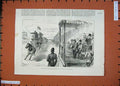Old Antique Print 1887 Jubilee Fire-Brigade Oxford Demonstration Horses 19th