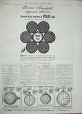 Old Antique Print Advertisement Pear Soap 1887 Benson Lady'S Watch Field 19th