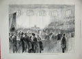Old Antique Print 1887 Ireland Lord Mayor Dublin Police Magistrate Court 19th