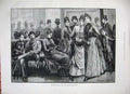 Old Antique Print 1887 Country Cousins Royal Academy Exhibition Hopkins 19th