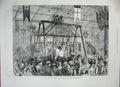 Old Antique Print 1887 Queen Foundation Stone Imperial Institute Building 19th