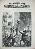 Old Antique Print 1887 Ireland Douglas Pyne Castle Lisfinny Waterford Art 19th
