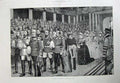 Old Antique Print 1887 Queen Jubilee Westminster Abbey Royal Procession 19th