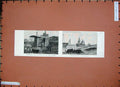 Original Old Antique Print 1887 Italian Ship Suez Canal Steam Digger Manchester