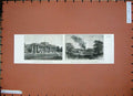 Old Antique Print 1887 Mappin Art Gallery Sheffield Fire Whitley'S Flames 19th