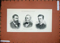 Original Old Antique Print 1887 Wilson Professor Stokes Cambridge Prince Italy