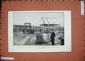 Old Antique Print 1887 Queen Foundation Statue Prince Albert Windsor Park 19th