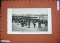 Old Antique Print 1887 Worcestershire Pitchcroft Worcester Queen Jubilee 19th