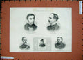 Old Antique Print 1887 Wilkinson Bishop Alger Lancaster Wilson Ellis War 19th