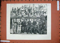 Old Antique Print 1887 Officers H.M.S Wasp Gunner Nunan Adamson Attwood 19th