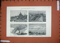 Old Antique Print 1887Corn Palace Sioux Iowa America New Zealand Auckland 19th