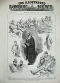 Old Antique Print 1888 Parliament Balfour Stanhope Churchill Parnell Men 19th