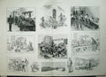 Old Antique Print 1888 Gordon Memorial Boys Home Wallington Portsmouth 19th