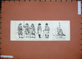 Old Antique Print 1888 Army War Men York Regiment Fastnet Rock Lighthouse 19th
