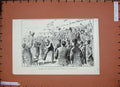 Original Old Antique Print 1888 Lord Derby Turf St Helen'S Wigan Railway Trains