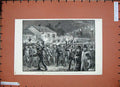 Original Old Antique Print 1888 Lord Ripon John Morley Ireland Kingstown Dublin