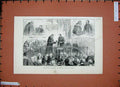 Old Antique Print 1888 Lord Hartington Freedom City London Men Reception 19th