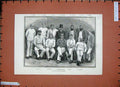 Original Old Antique Print 1888 Australia Cricketers Sport Men Macdonnell Trott