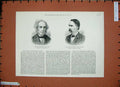 Original Old Antique Print 1888 Professor Leone Levi Law Charles Tilston Bright