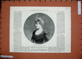 Original Old Antique Print 1888 Miss Macintyre Royal Italian Opera Lady Woman
