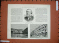 Old Antique Print 1888 Dr Jellett Low-Wood Hotel Windermere Montreal Ice 19th