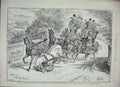 Original Old Antique Print 1888 Advertisement Ellimans Embrocation Horses Coach