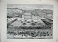 Original Old Antique Print 1888 Casino Boulogne-Sur-Mer Railway Quay Dock Baths