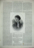 Old Antique Print 1888 Venice Diamond Mine Africa Butler Trinity College 19th
